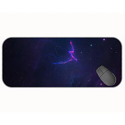 Universal (750x300x3), xxl tapis de souris de jeu étendu, pad de souris de bureau violet bleu foncé