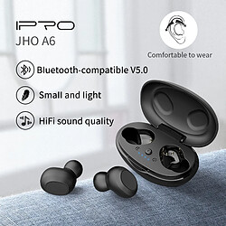 GUPBOO Écouteurs sans fil IPRO K1 Pro Écouteurs intra-auriculaires TWS avec boîtier de charge pour smartphone Casque Bluetooth pas cher