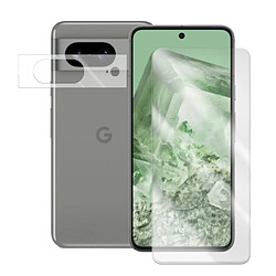 Visiodirect Verre trempé pour Google Pixel 8 5G 6.2" +Verre trempé camera arrière protecteur-Film Protection en Verre Trempé 