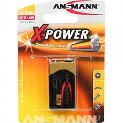 Alpexe Ansmann alcaline batterie haut de gamme, 9 Volt Block (E), 1 pcs. (5015643)