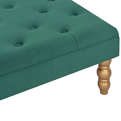 Acheter vidaXL Tabouret Vert foncé 60x60x36 cm Velours