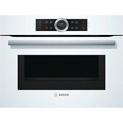 Four combiné mo intégrable 45l blanc - cmg633bw1 - BOSCH 