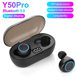 GUPBOO 2021 NOUVEAU Y50 Pro TWS auriculares Bluetooth Casque 5.0 audifonos inalambicos Deep Bass Écouteurs étanches True Wireless Stereo auriculares inalá Casque de sport 