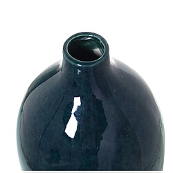 Vase Alexandra House Living Vert foncé Céramique 11 x 11 x 20 cm