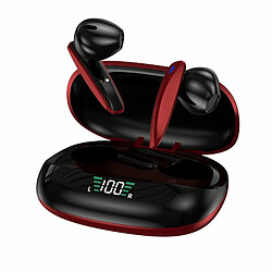 Y2 Casque Sans Fil Nfc Commande Vocale Faible Latence Casque De Jeu Sportif Double Mode Bluetooth 5.1 Rouge 