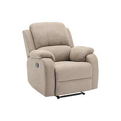 Acheter Vente-Unique Fauteuil relax en microfibre taupe BRODY