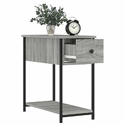 Acheter Maison Chic Lot de 2 Tables de chevet,Table de nuit,Table d'appoint pour salon sonoma gris 30x60x60cm bois d'ingénierie -MN81657