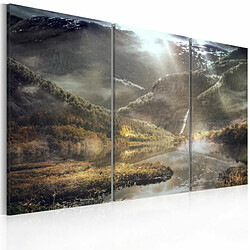 Paris Prix Tableau Imprimé 3 Panneaux The Land of Mists 80 x 120 cm 