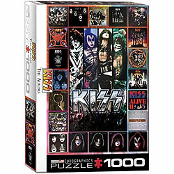 Puzzle 1000 piAces KISS The Albums dEurographics