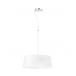 faro Suspension blanche Hotel 3 ampoules