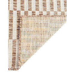 Hadorn Tapis d'Extérieur - 185x125 - Taupe - Tulum pas cher