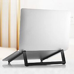 Wewoo Support pour ordinateur portable Mini Ultrathin noir 