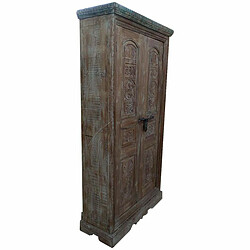 Armoire Alexandra House Living Marron Bois Recyclé 45 x 220 x 121 cm 