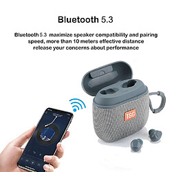 Avis Yonis Mini Enceinte Bluetooth 2 en 1 Portable avec Écouteurs TWS