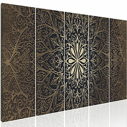 Paris Prix Tableau Imprimé Brown Mandala 90 x 225 cm 