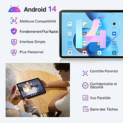 Acheter NC Tablette Tactile DOOGEE T30SE WIFI,11 pouces 2.4K,Android 14,8580mAh 9 Go + 128 Go,Dual 4G-TUV-HI-RES-Contrôle parental PC - Noir