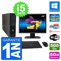 PC Fujitsu E910 DT Ecran 19" Intel i5-3470 RAM 8Go Disque 500Go Windows 10 Wifi · Occasion 