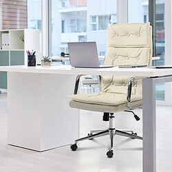 Avis Non Chaise de bureau Sotira cuir véritable