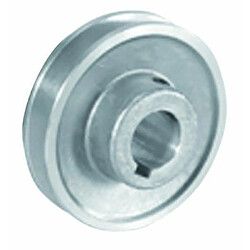 Fartools 117230 Poulie aluminium Diamètre 50 mm Alésage 24 mm 