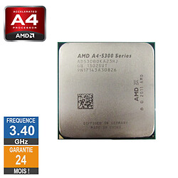 Processeur AMD A4 Series A4-5300B 3.40GHz AD530BOKA23HJ FM2 1Mo - Reconditionné