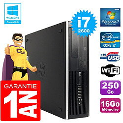 PC HP Compaq 8300 SFF Core I7-2600 Ram 16Go Disque 250 Go Graveur DVD Wifi W7 · Occasion 