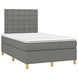 Avis Sommier à lattes,Cadre à lattes de lit et matelas et LED pour Adulte Gris foncé 120x200 cm -MN87562