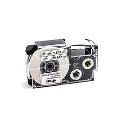 Cassette à ruban vhbw 18 mm pour Casio KL-60, KL-120, KL-70E, KL-100E, KL-300, KL-750E, KL-780, KL-1500, KL-7000 Remplace: XR-18X, XR-18X1. 