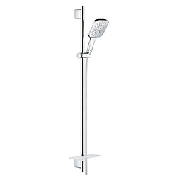 Grohe - Ensemble douche carre Rainshower Smartactive 3 jets 