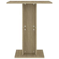 Avis vidaXL Table de bistro Chêne sonoma 60x60x75 cm Bois d'ingénierie