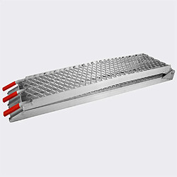 Avis Helloshop26 Rampe de chargement multi-usage pliante aluminium rail collision 226 cm jusqu'a 340 kg gris 3416067