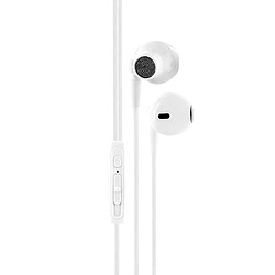 MOOOV Ecouteurs intra auriculaire avec micro 1,2 m - blanc