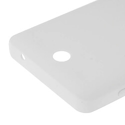 Wewoo Coque arrière blanc pour Microsoft Lumia 430 Couvercle en plastique givré de surface arrière pas cher