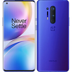 OnePlus 8 Pro - 12 / 256 Go - 5G - Bleu Ultramarine Smartphone 6,78" Quad HD+ (3165x1440) 120 Hz - Snapdragon 865 - RAM 12 Go - ROM 256 Go - 5G - WiFi 6 - Quad caméra 48 MP - Android 10