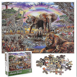 Universal Puzzle 1000 pièces Puzzle Adulte Enfant - Animal World Puzzle Puzzles 1000 DIY Toys 