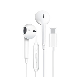 Wewoo Interface USB-C / Type-C Écouteurs intra-auriculaires avec Mega Bass fil 