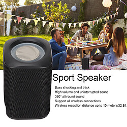 ComfortXL Enceinte portable bluetooth avec prise en charge de la carte mémoire, enceinte sans fil avec éclairage rgb pour tablette, ordinateur portable et téléphone portable pas cher