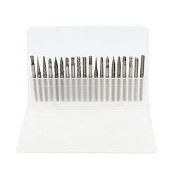 Ensemble de fraises rotatives 20 Pcs Fraise En Carbure De Tungstène En Acier Dalliage Cnc Gravure Bit Set