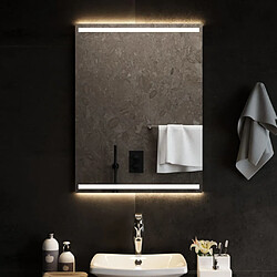 Maison Chic Miroir à LED,Miroir Lumineux LED pour salle de bain,Miroir decoration 60x80 cm -MN13694