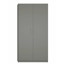 Inside 75 Ensemble de rangement pont 3 portes gris graphite mat largeur 350 cm