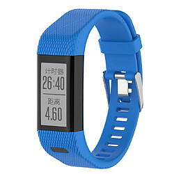 Wewoo Bracelet pour montre connectée en silicone avec Smartwatch Garmin Vivosmart HR + bleu 