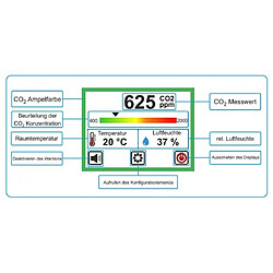 OFS SELECTION Capteur d'air Vistron CM1, pour une mesure du CO2