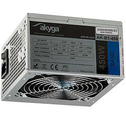 Bloc d'Alimentation Akyga AK-B1-450 450 W RoHS CE FCC REACH ATX 