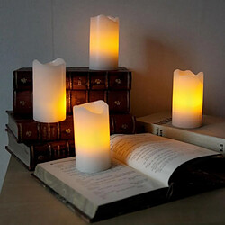 LED CANDLE-4 Bougies LED H10cm + télécommande Blanc Best Season