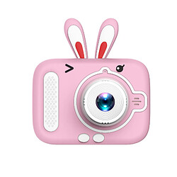 Docooler Appareil photo numérique pour enfants X900, dessins animés 1080P, lapin rose