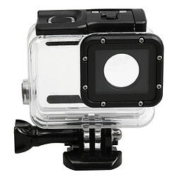 Wewoo Pour GoPro HERO5 30m étanche PC et ABS Boîtier de protection + Touch Back Cover avec boucle de montage de base longue vis, Backcover Taille: 7 x 6 cm