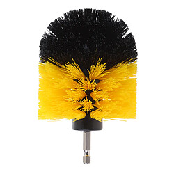 autolaveuse nettoyage brosse de nettoyage de la baignoire jaune moyen brosse 3.5inch