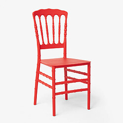 Avis Ahd Amazing Home Design Chaises design traditionnel pour cérémonies, restaurants et mariages Napoleon X, Couleur: Rouge