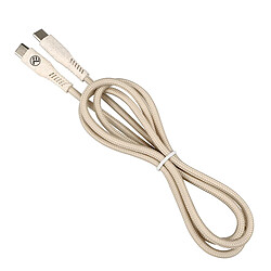 Acheter Tellur Green Data Cable Type-C vers Type-C, 3A, PD60W, 1m, nylon, paille de blé, crème