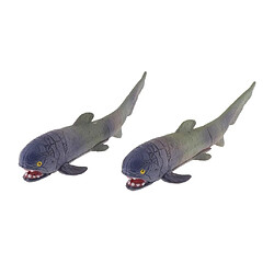 Paysage d'aquarium de reptiles 2pcs Reptile Aquarium Paysage Résine Simulation Reptile Ornement Poisson