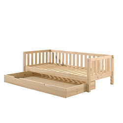 VIPACK Tiroir de lit 90x190 Fritz - Bois